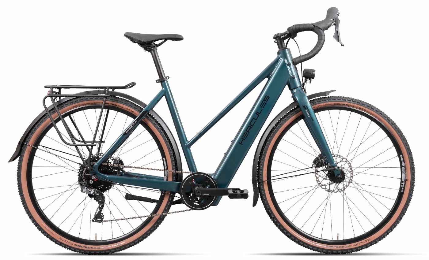 Hercules Urbanico GR I-11 Coral Blue-Glossy - 410 Wh - 28 Zoll - Trapez (2025)