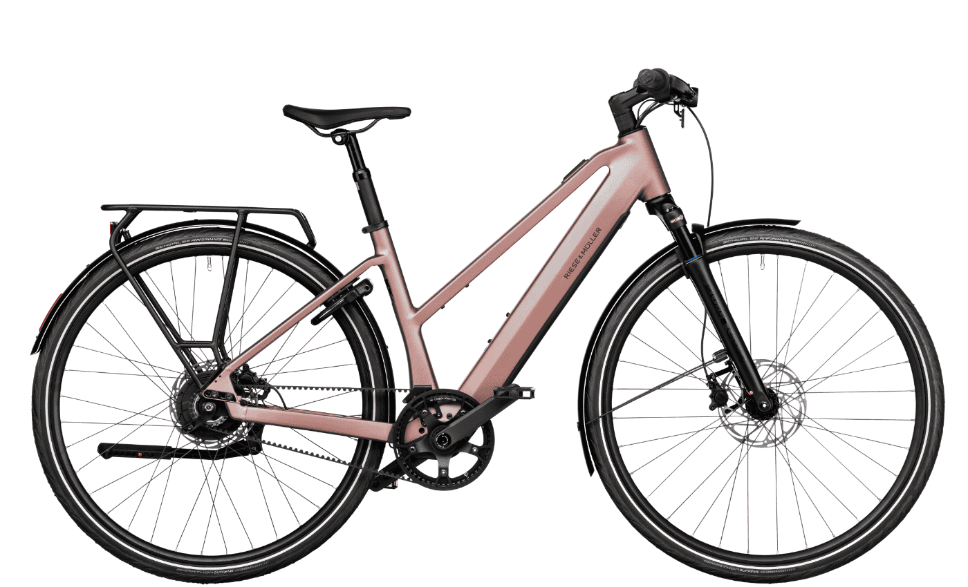 Riese & Müller UBN Seven vario Rose - 430 Wh - 28 Zoll - Trapez (2024)