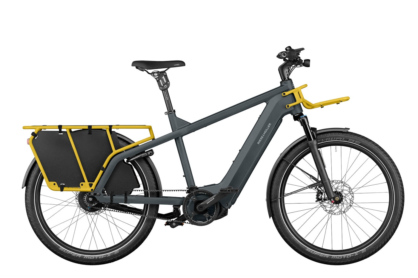 Riese & Müller Multicharger2 GT vario Utility Grey/Curry Matt - 750 Wh - 26 Zoll - Diamant (2024)