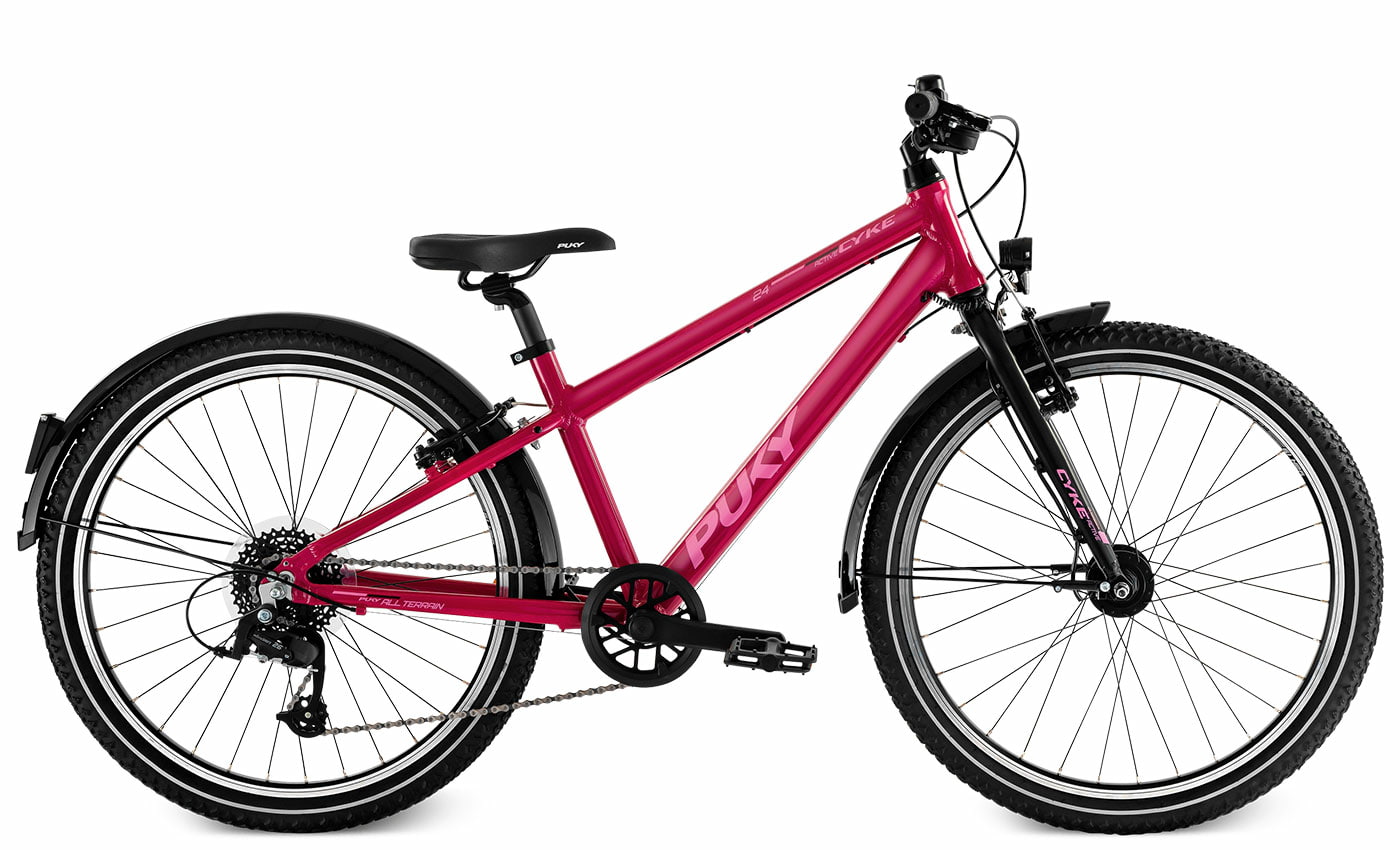 Puky CYKE 24-8 ACTIVE berry/black 24" Diamant