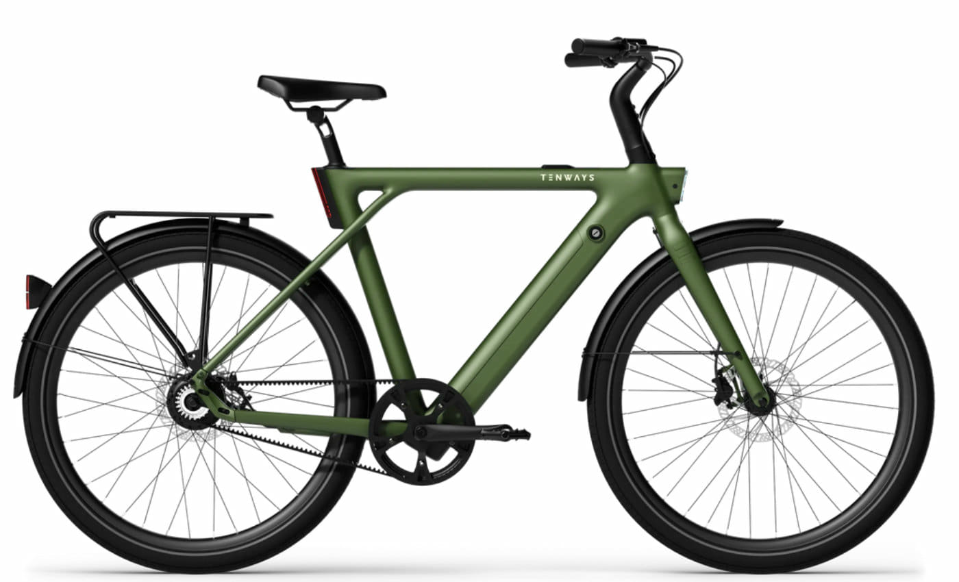 Tenways CGO009 Jungle Green - 374 Wh - 28 Zoll - Diamant (2024)