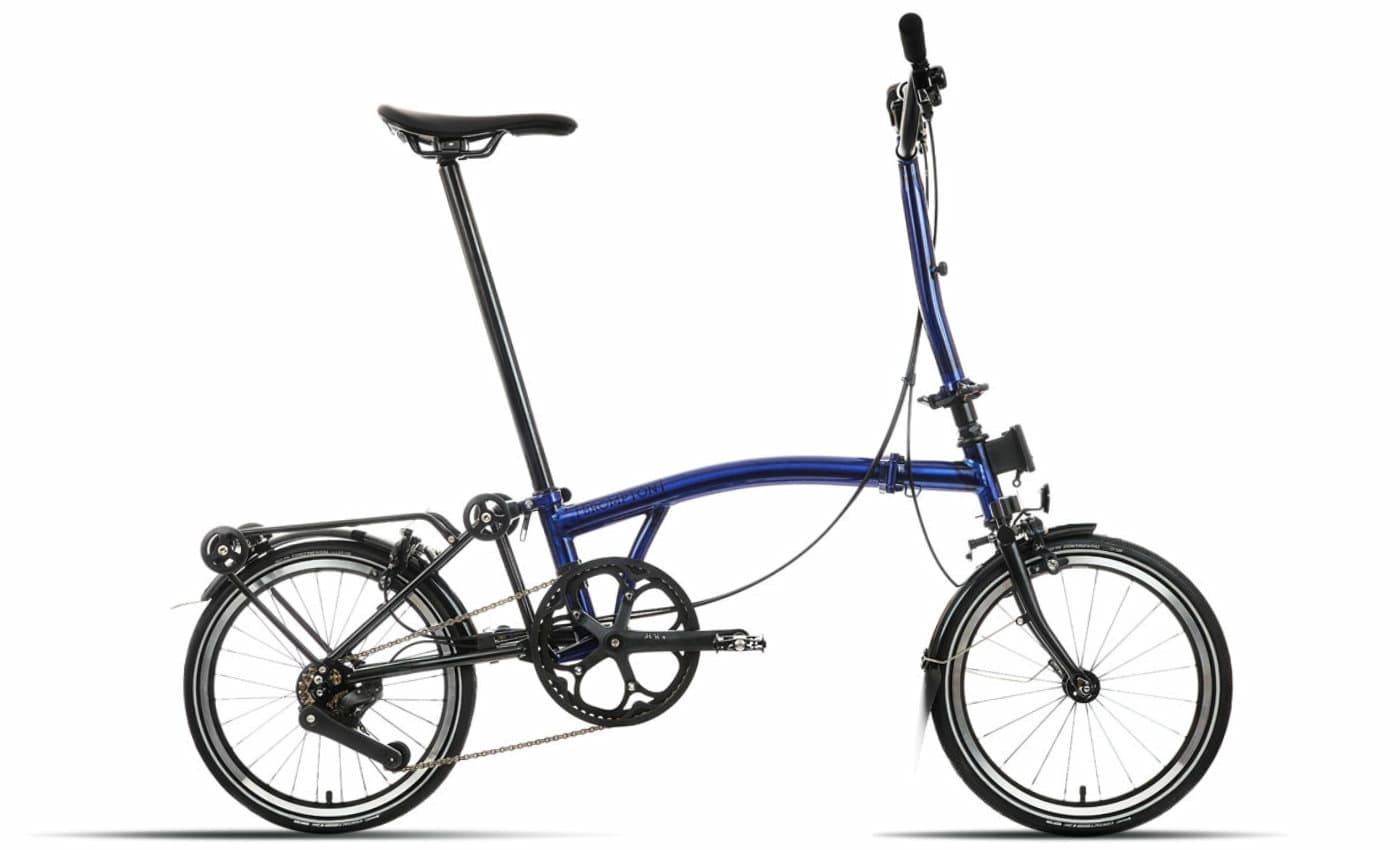 Brompton P-Line Explore Bolt Blue Lacquer - 16 Zoll - Faltrahmen (2024)