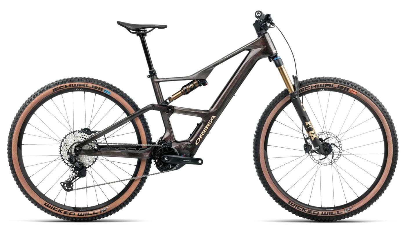 Orbea Rise SL M10 Cosmic Carbon View/Golden Sand - 630 Wh - 29 Zoll - Fully (2025)