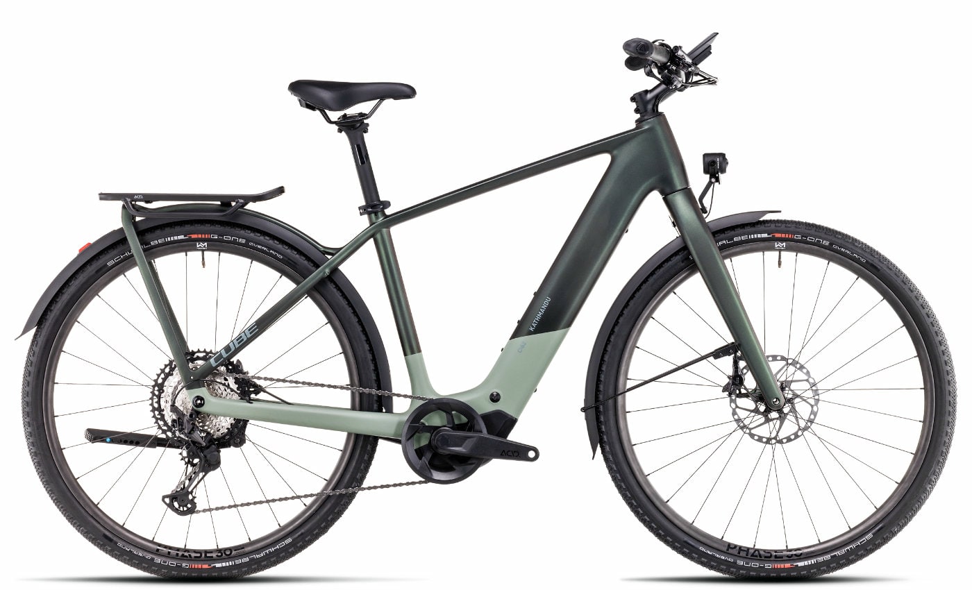 Cube Kathmandu Hybrid C:62 SLT 400X stellar´n´origanogreen 28" 400 Wh Diamant