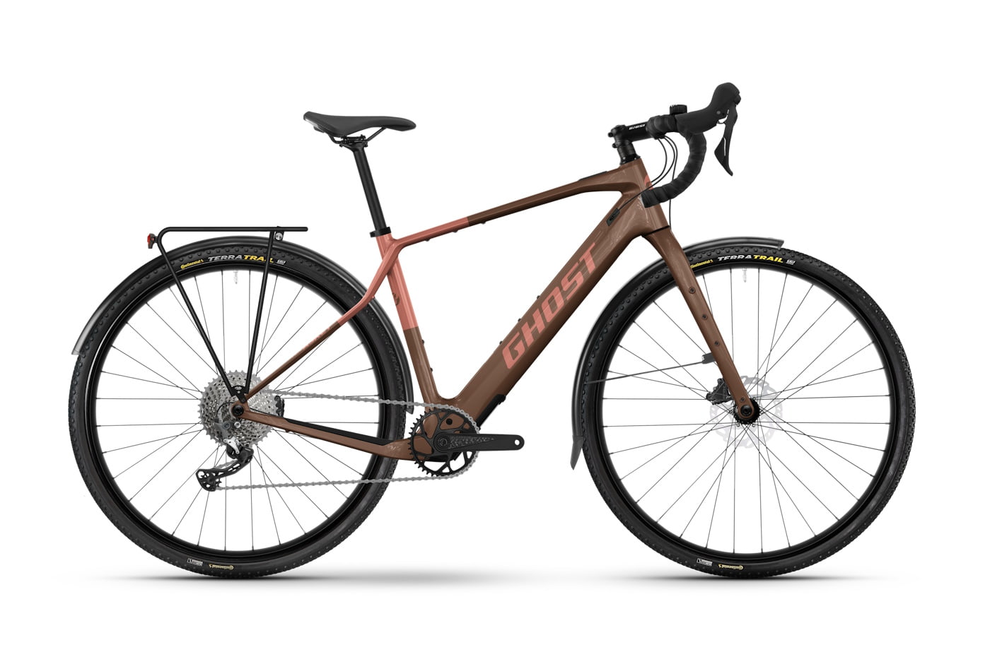 Ghost Path Asket Advanced EQ - 28 Zoll 480Wh 11K Diamant - coffee clay / red tropic