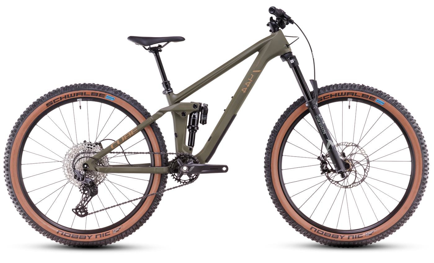 Cube Stereo ONE44 HPC Rookie dustyolive´n´gold - 27.5 Zoll - Y-Rahmen (2026)