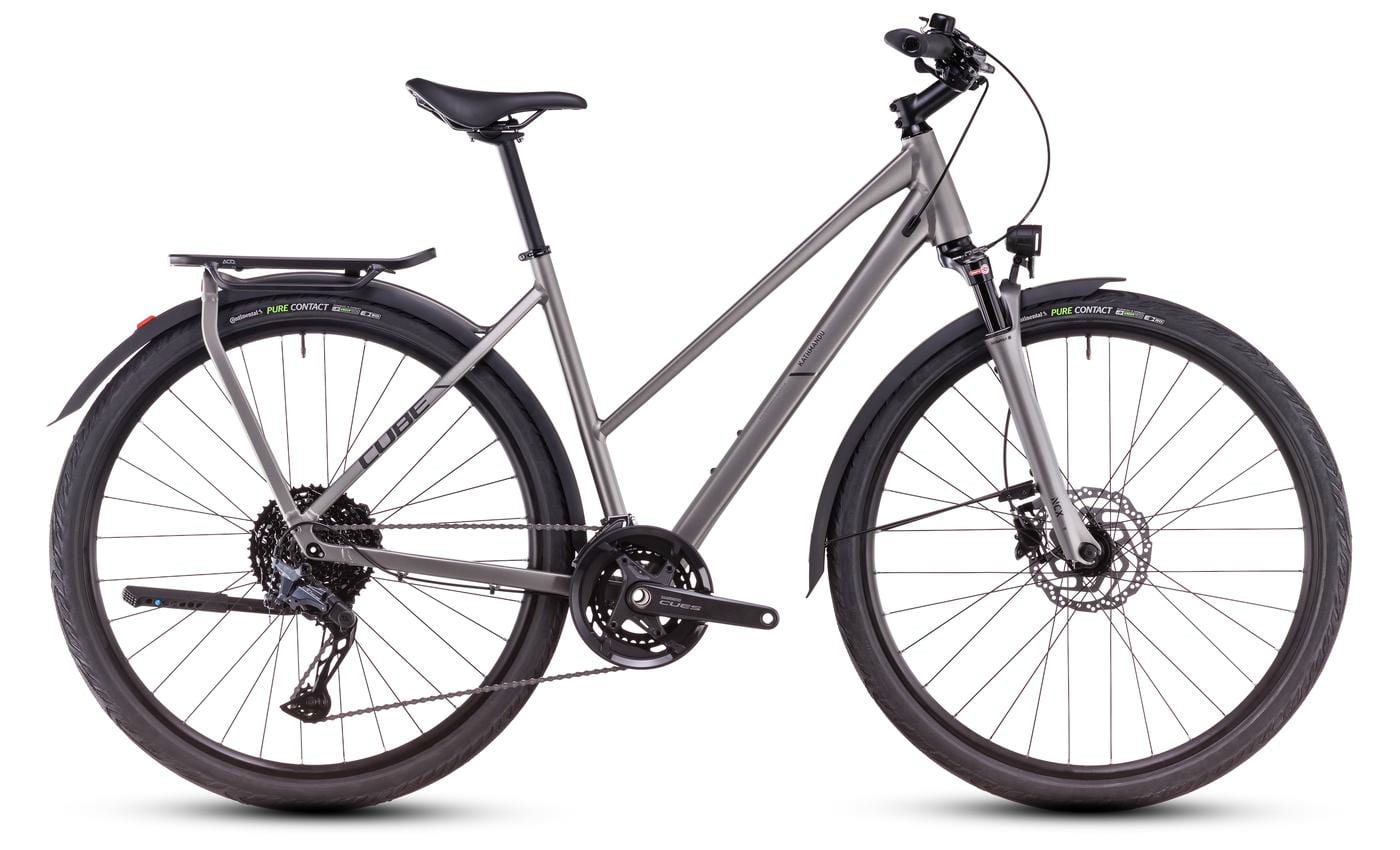 Cube Kathmandu EXC grey´n´black - 28 Zoll - Trapez (2025)