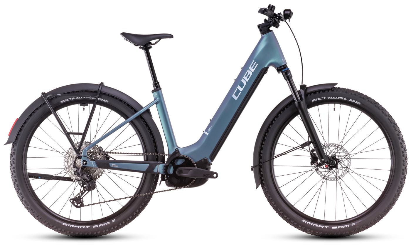 Cube Reaction Hybrid Pro 800 Allroad smaragdgrey´n´prism - 800 Wh - 27.5 Zoll - Wave (2025)
