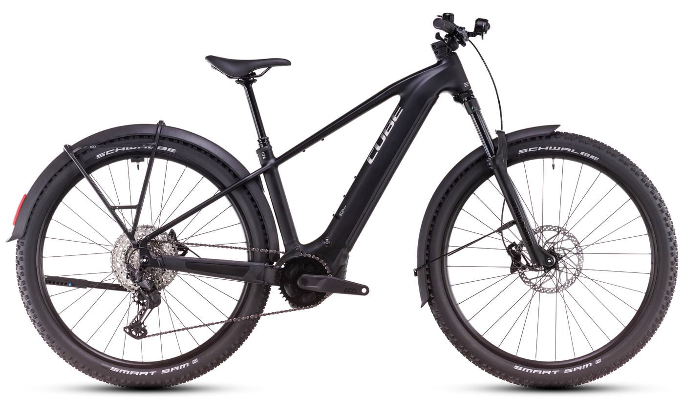 Cube Reaction Hybrid Race 800 Allroad black´n´metal - 800 Wh - 29 Zoll - Diamant (2025)