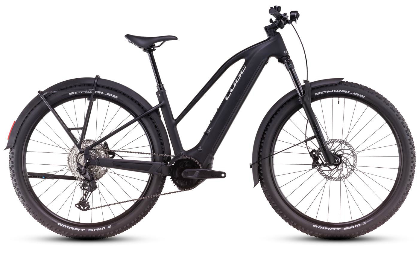 Cube Reaction Hybrid Race 800 Allroad black´n´metal 27,5" 800 Wh Trapez