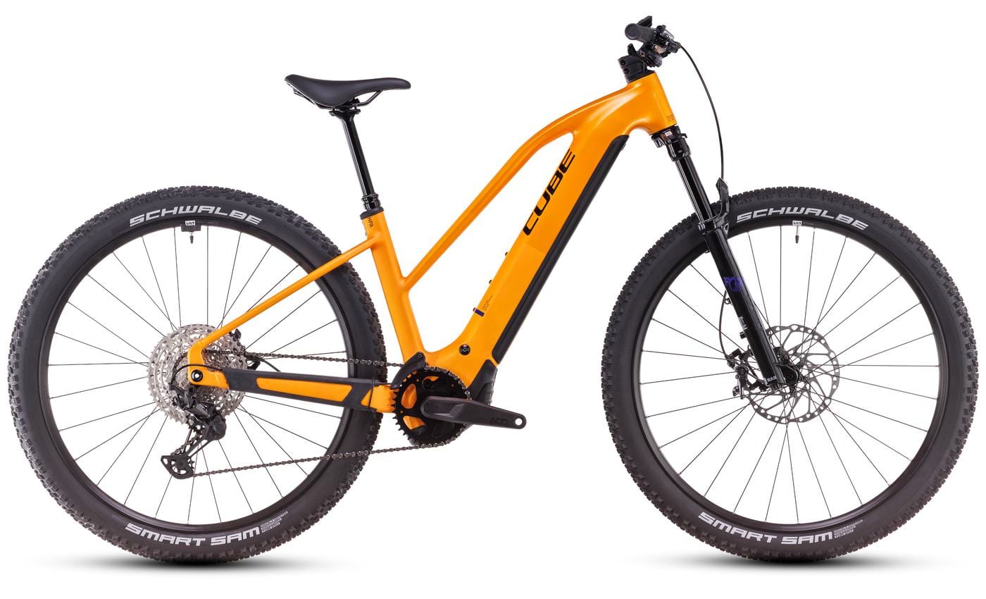 Cube Reaction Hybrid SLX 800 spectraorange´n´violet 29" 800 Wh Trapez Cube Reaction Hybrid SLX 800 spectraorange´n´violet 29" 800 Wh Trapez