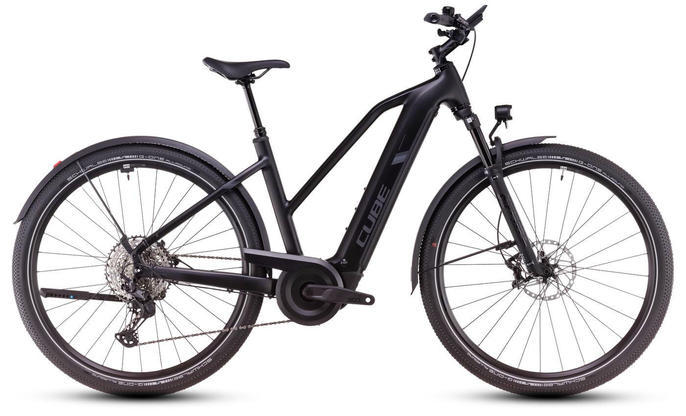 Cube Nuride Hybrid SLX 800 Allroad black´n´reflect 28" 800 Wh Trapez