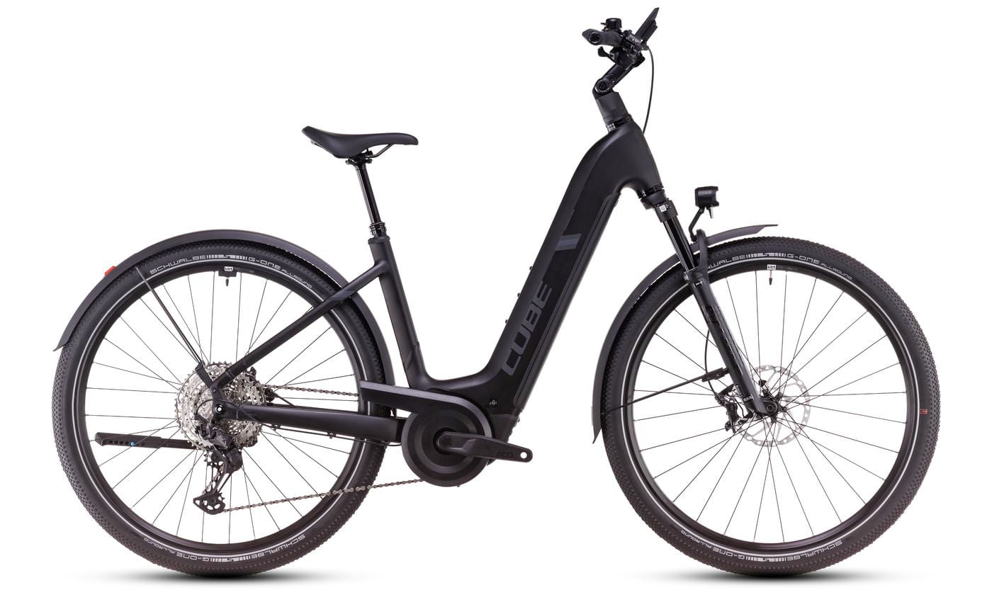 Cube Nuride Hybrid SLX 800 Allroad black´n´reflect 28" 800 Wh Wave