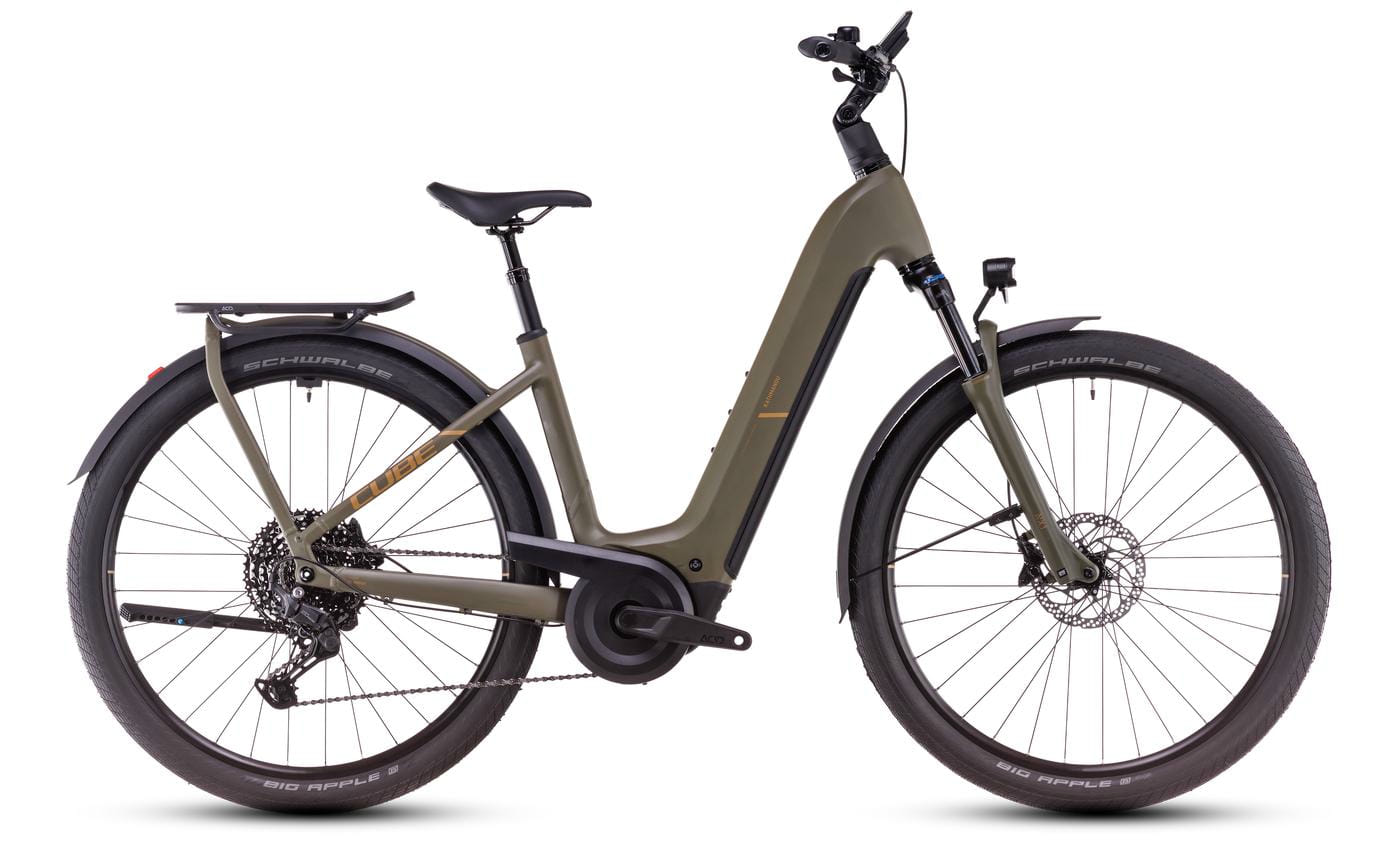 Cube Kathmandu Hybrid Pro dustyolive´n´gold - 800 Wh - 28 Zoll - Wave (2025)