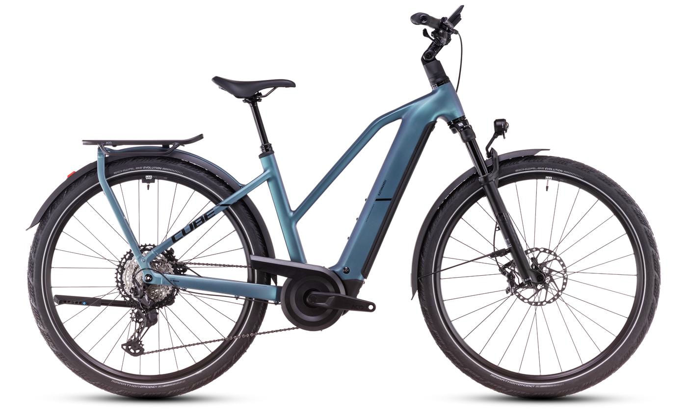 Cube Kathmandu Hybrid SLX smaragdgrey´n´black - 800 Wh - 28 Zoll - Trapez (2025)