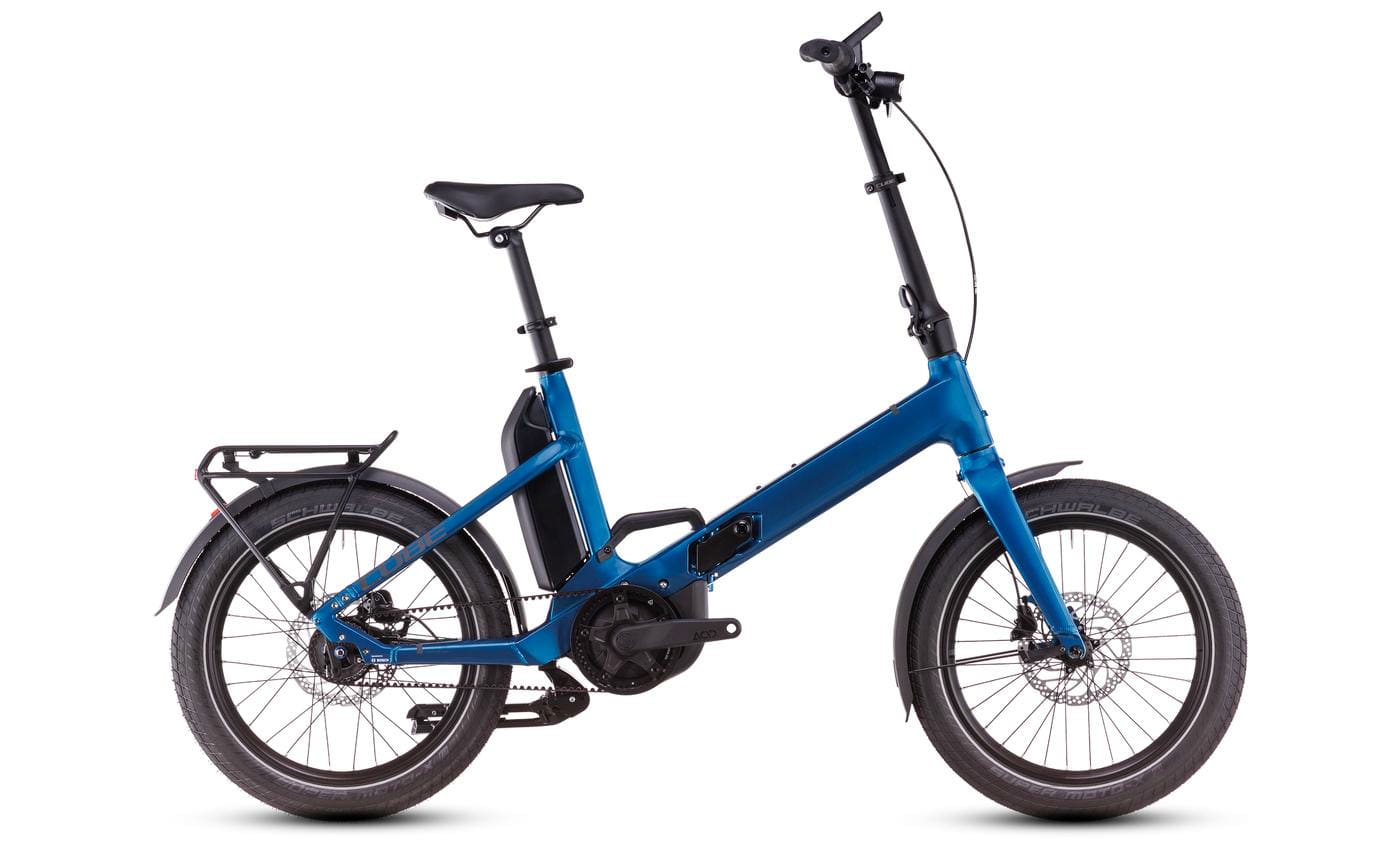 Cube Fold Hybrid Comfort 500 electricblue´n´reflect 20" 500 Wh Faltrahmen