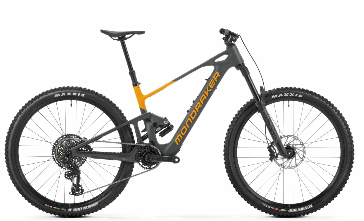 Mondraker Neat R Obsidian Gelb Grau - 360 Wh - 29 Zoll - Diamant (2025)