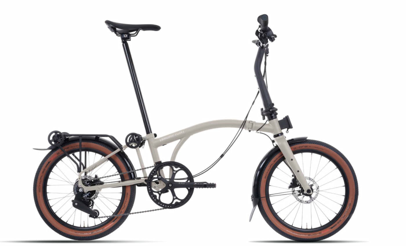 Brompton G Line - 20 Zoll 8K Faltrad - Traildust White
