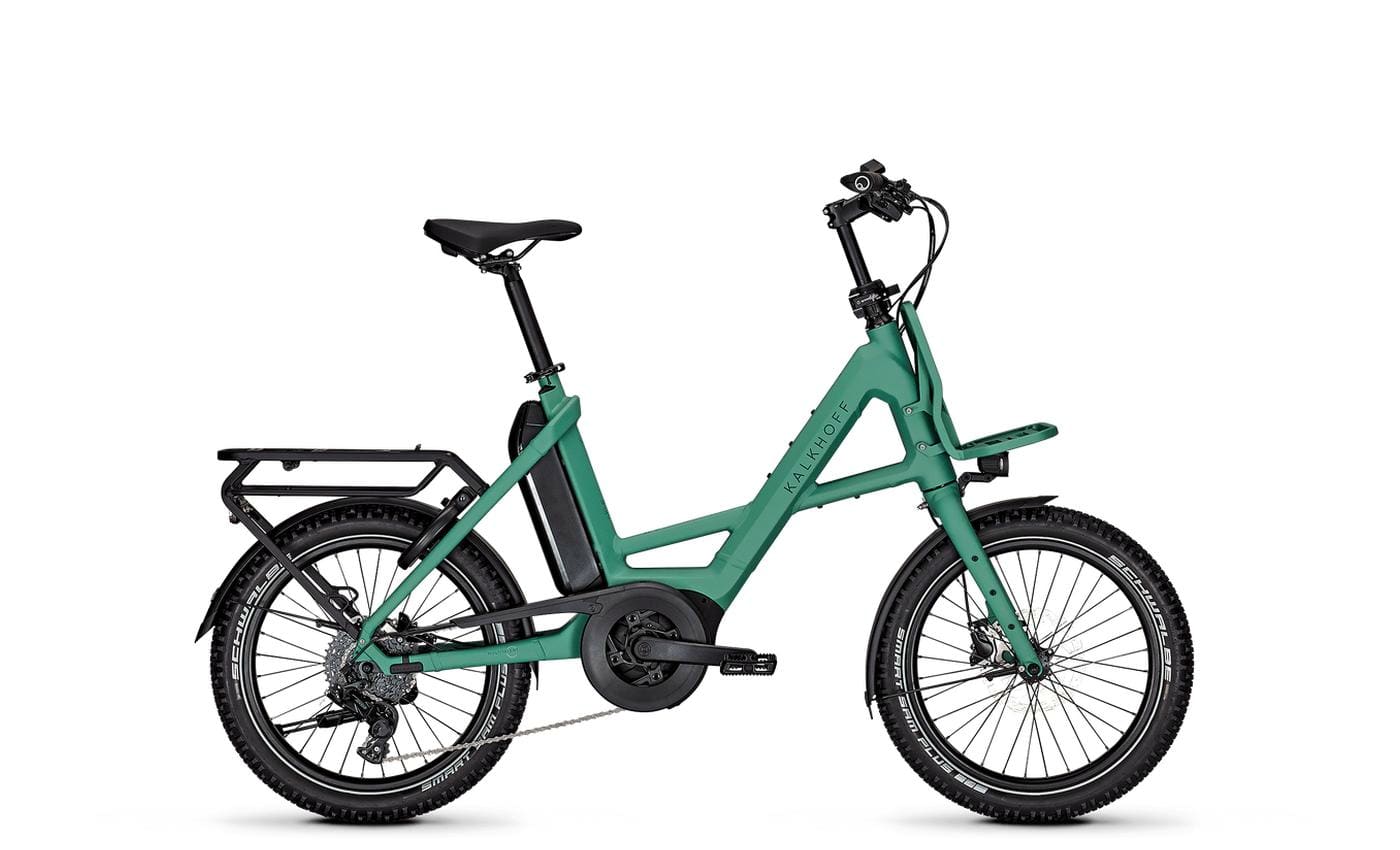 Kalkhoff Entice C Excite+ Mineralgreen matt - 545 Wh - 20 Zoll - Compact (2026)