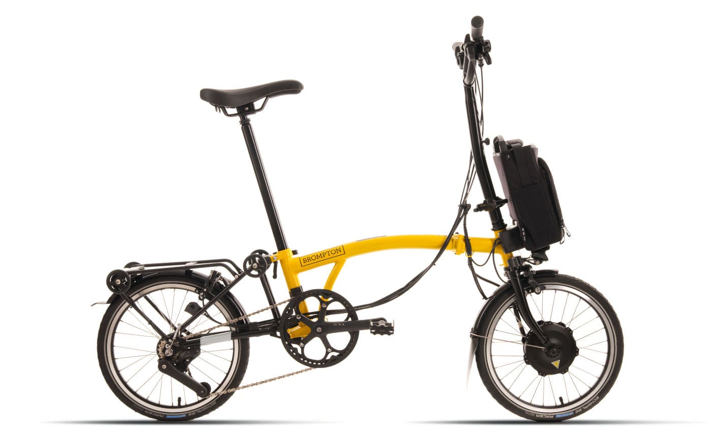 Brompton C-Line Electric Explore Bumblebee Yellow - 300 Wh - 16 Zoll - Faltrahmen (2025)