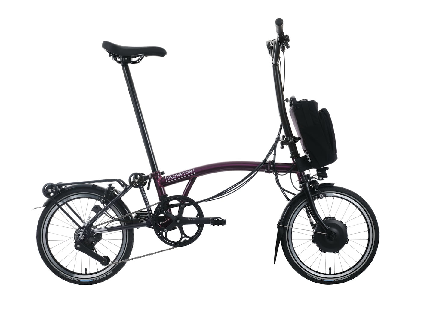 Brompton C-Line Electric Explore Amethyst Lacquer - 300 Wh - 16 Zoll - Faltrahmen (2025)
