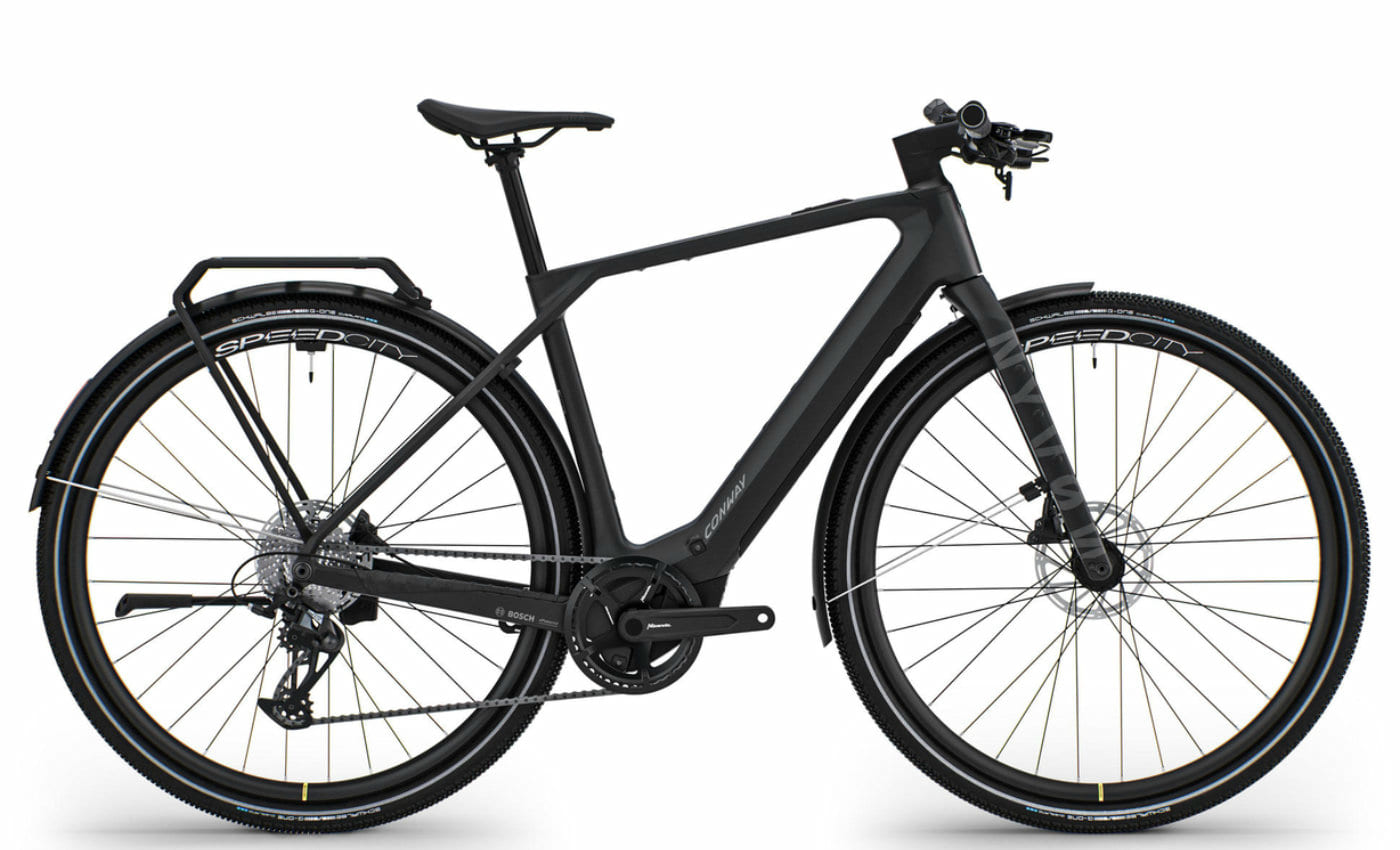 Conway Nyvon 8.0 C black matt / reflective 28" 400 Wh Diamant