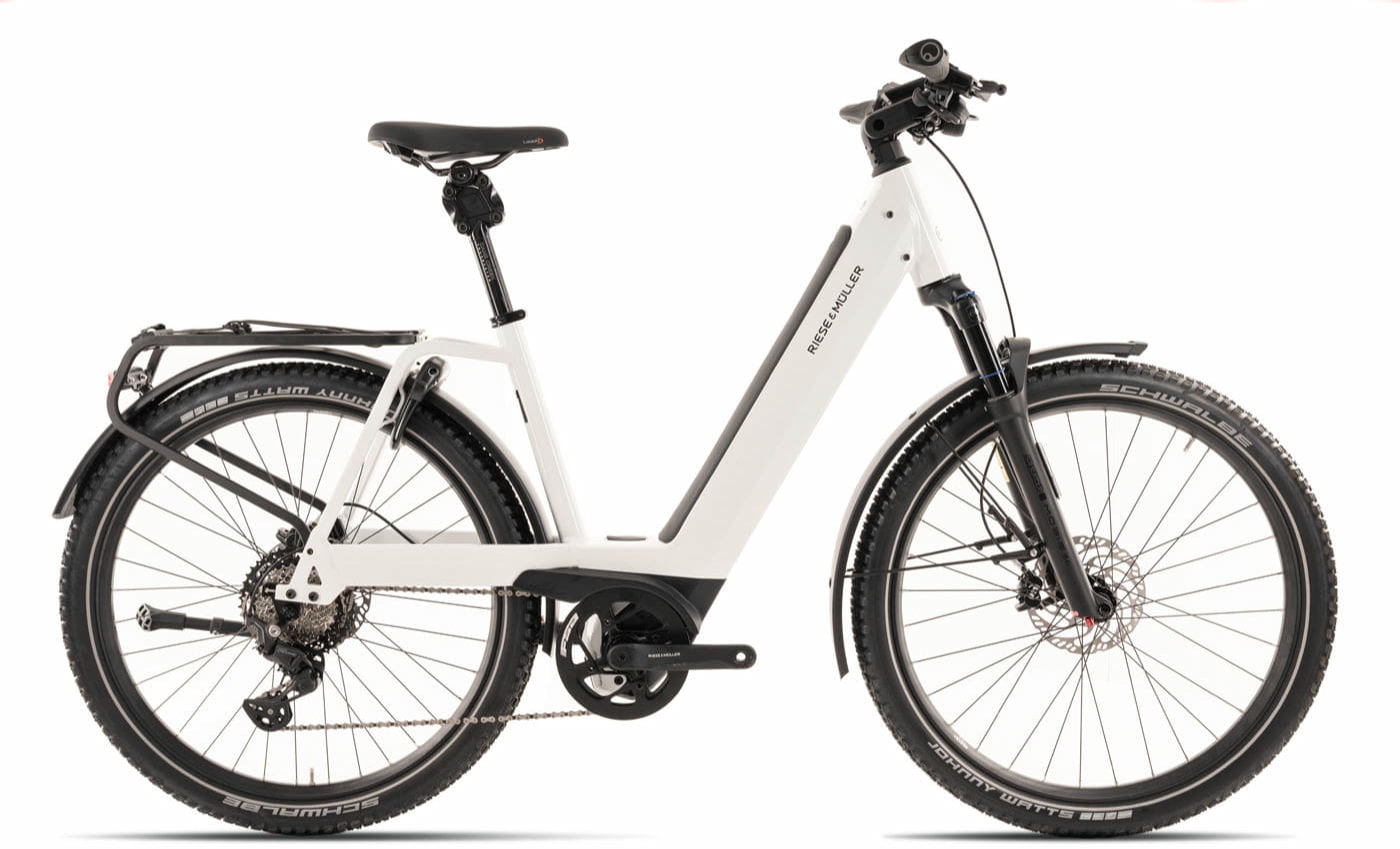 Riese & Müller Nevo4 GT touring CORE pure white - 625 Wh - 27.5 Zoll - Wave (2025)
