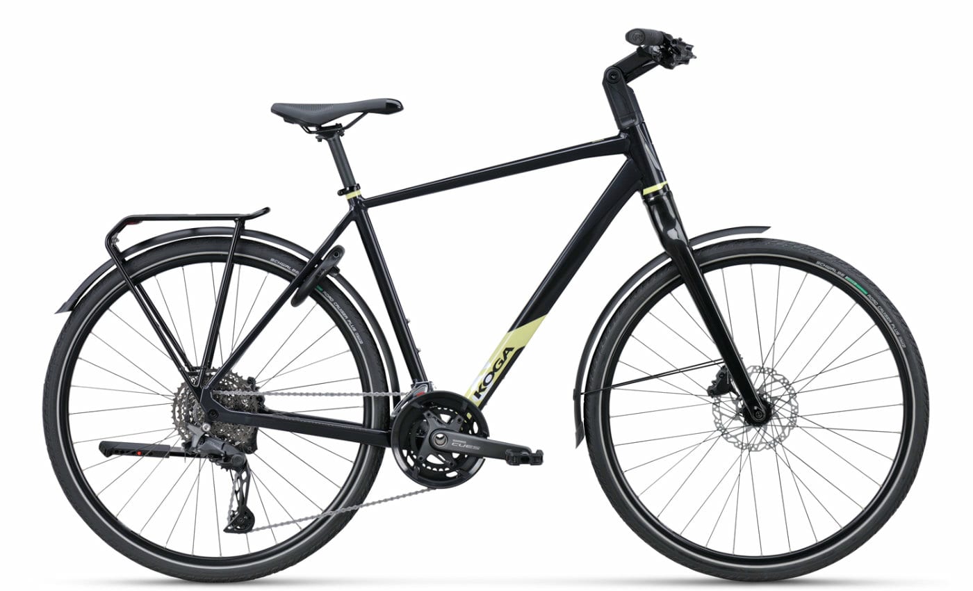 Koga F3 5.0 Rigid Vulcan Black Gloss - 28 Zoll - Diamant (2026)