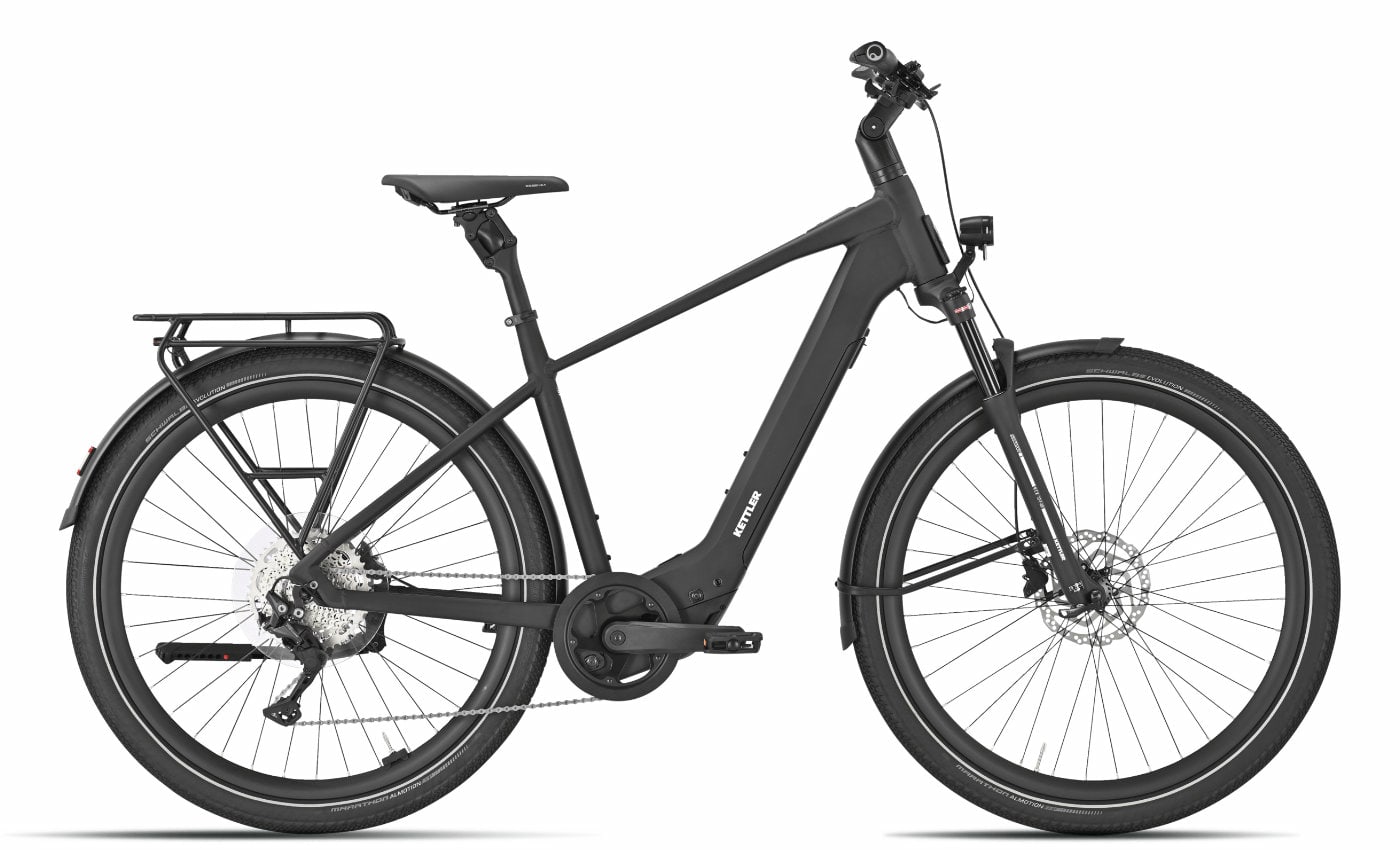 Kettler Scinto Urban SX10 Matt Black - 400 Wh - 28 Zoll - Diamant (2025)
