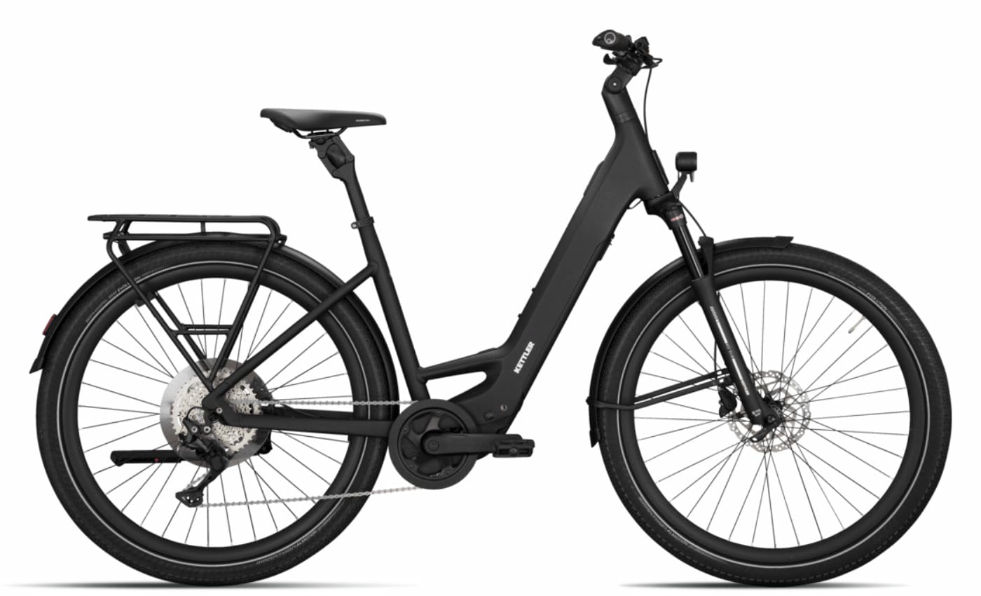 Kettler Scinto Urban SX10 Matt Black - 400 Wh - 28 Zoll - Wave (2025)