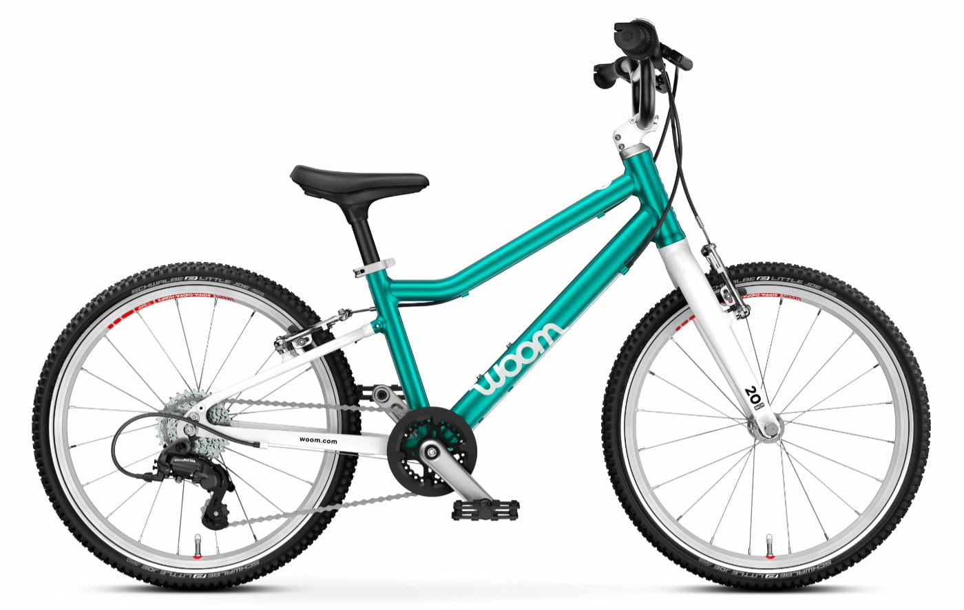 WOOM GO 4 Metallic Turquoise - 20 Zoll - Diamant (2026)