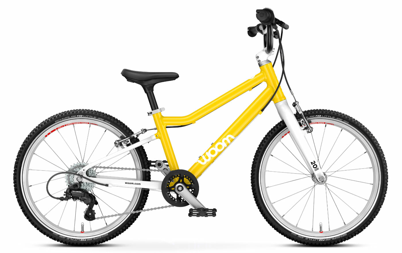 WOOM GO 4 Vibrant Yellow - 20 Zoll - Diamant (2026)