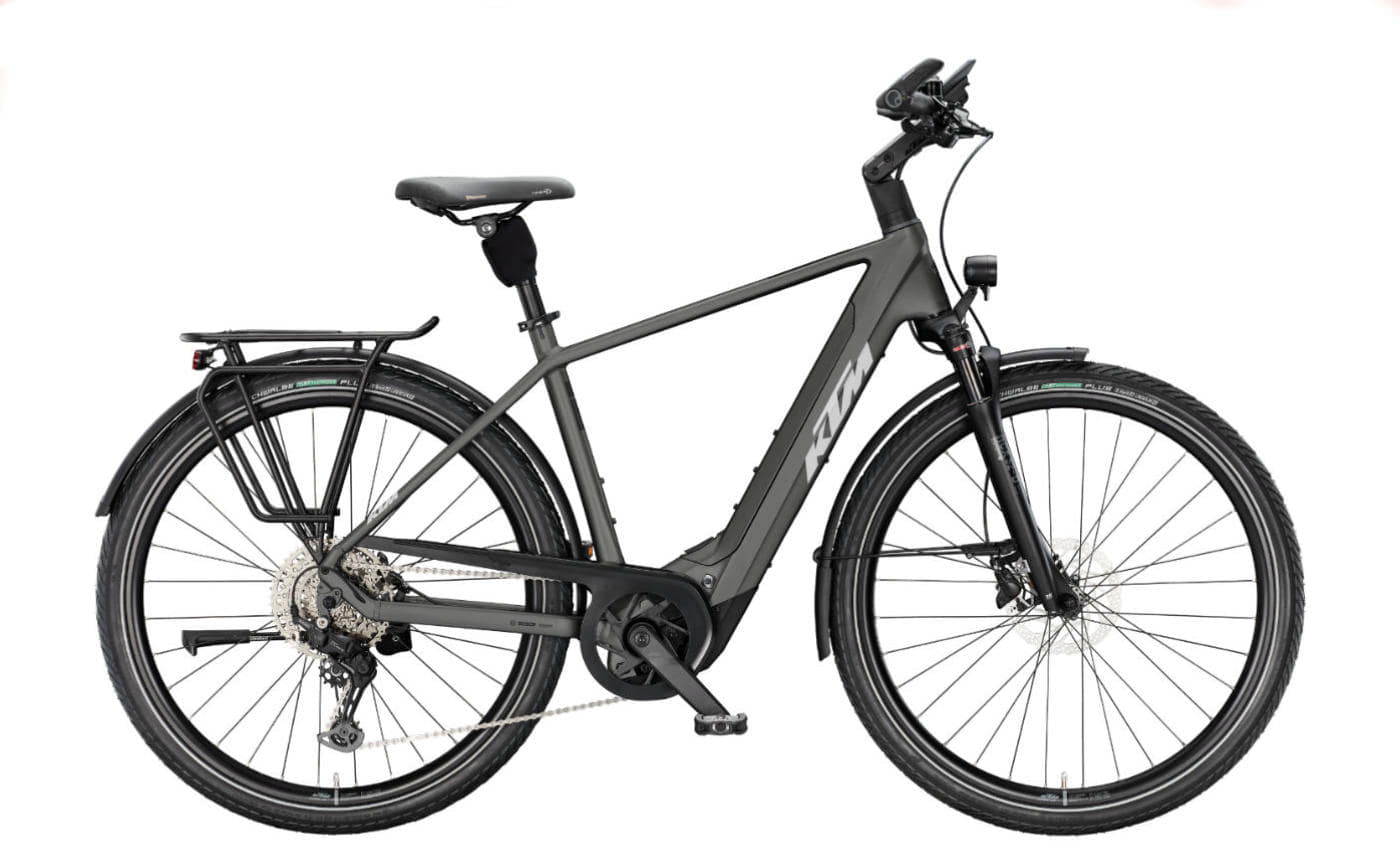 KTM Cento 10 Plus Machine Grey Matt - 800 Wh - 28 Zoll - Diamant (2025)