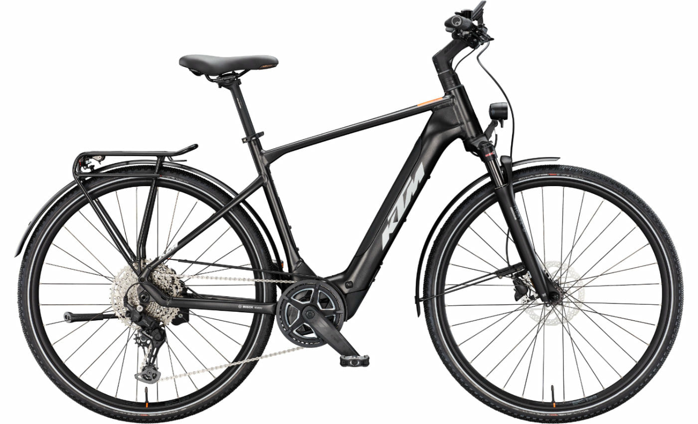 KTM Power Sport SX Diamond Black Matt - 400 Wh - 28 Zoll - Diamant (2025)