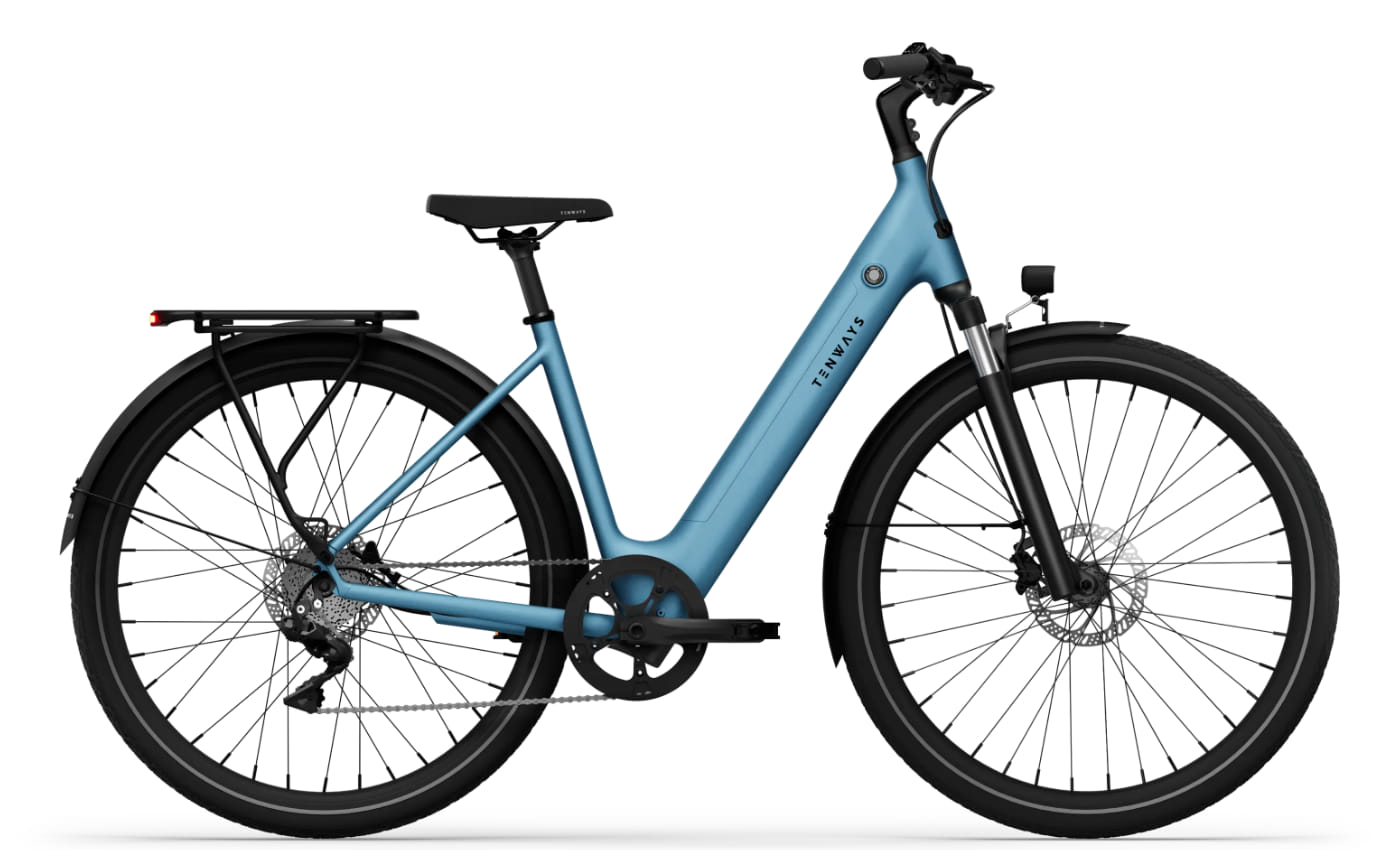 Tenways CGO800 Plus Sky Blue - 475 Wh - 28 Zoll - Tiefeinsteiger (2026)