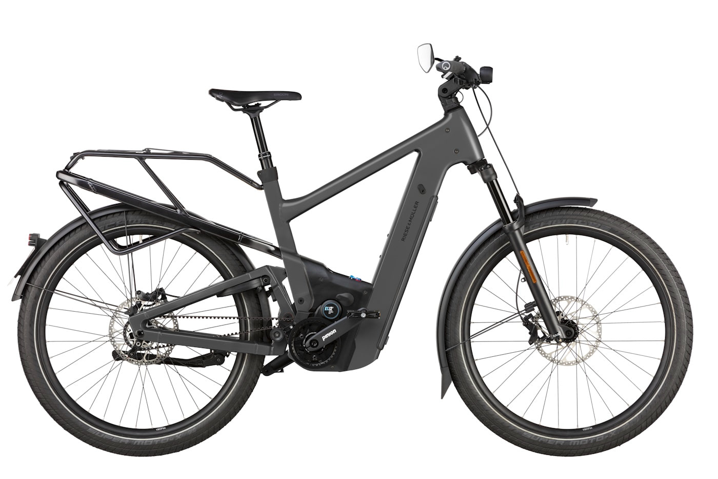 Riese & Müller Delite5 GT Pinion Stone Grey - 800 Wh - 27.5 Zoll - Fully (2025)
