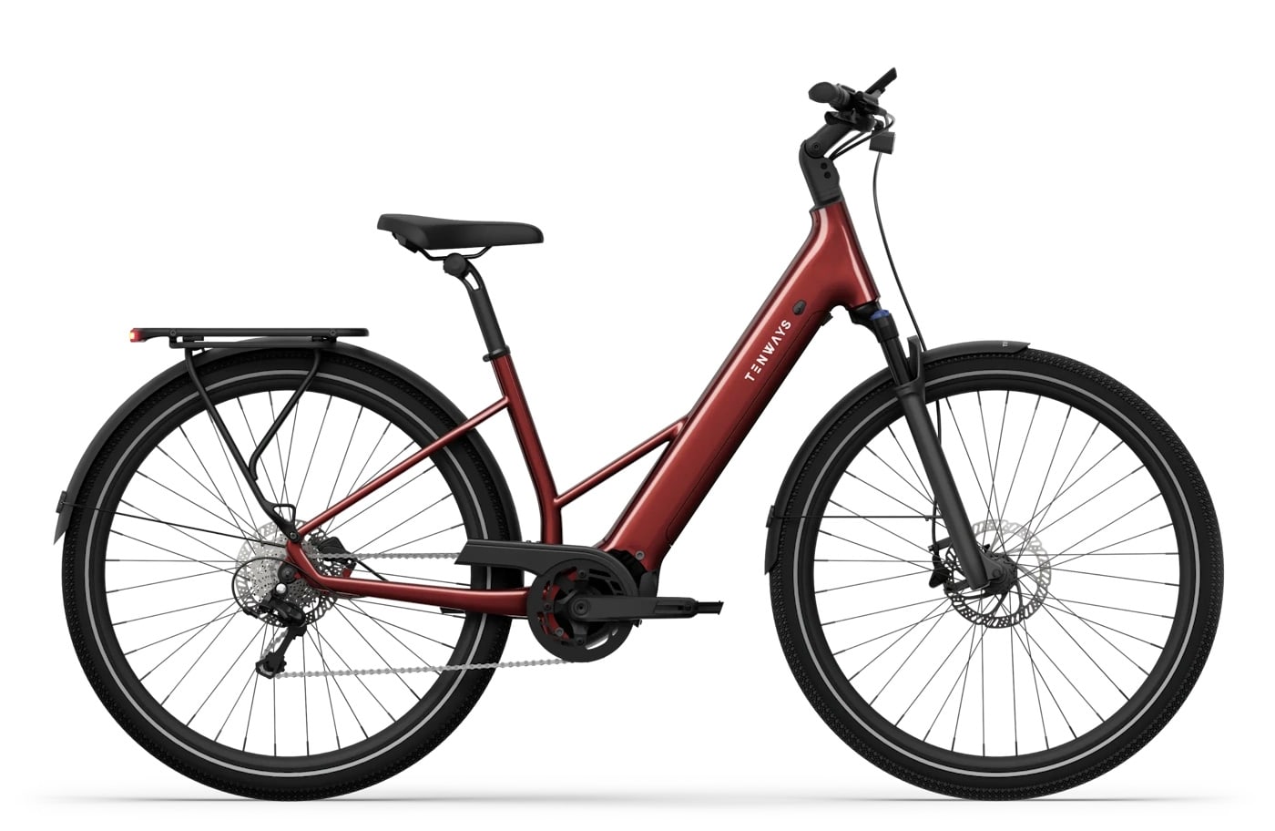 Tenways Ago Air Velvet Red - 561 Wh - 28 Zoll - Tiefeinsteiger (2026)