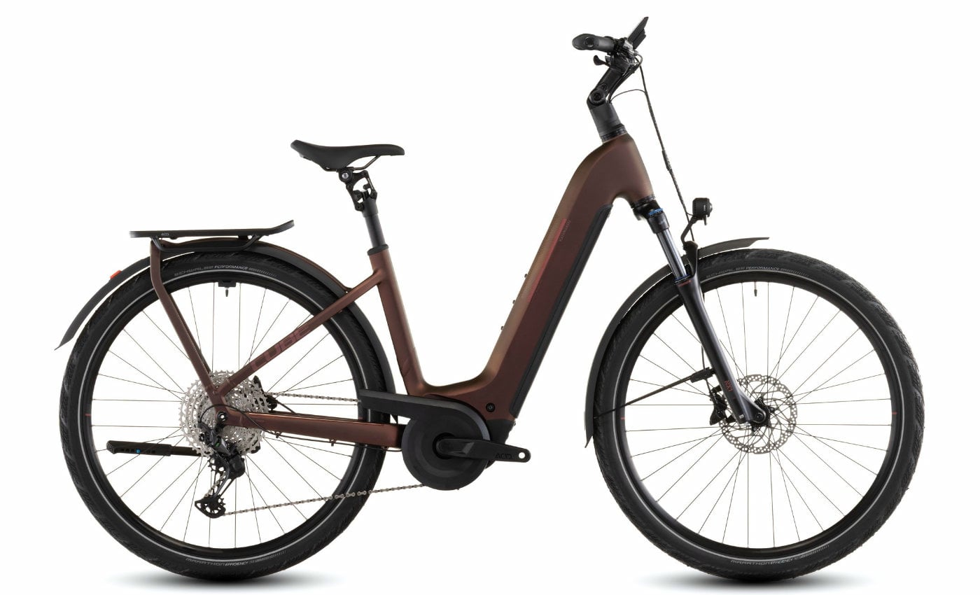 Cube Kathmandu Hybrid Pro 800 sunglow´n´chrome - 800 Wh - 28 Zoll - Wave (2026)