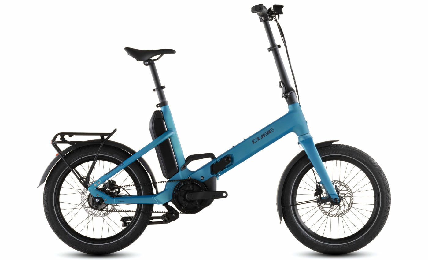 Cube Fold Hybrid Comfort 545 azure´n´reflex - 545 Wh - 20 Zoll - Faltrahmen (2026)