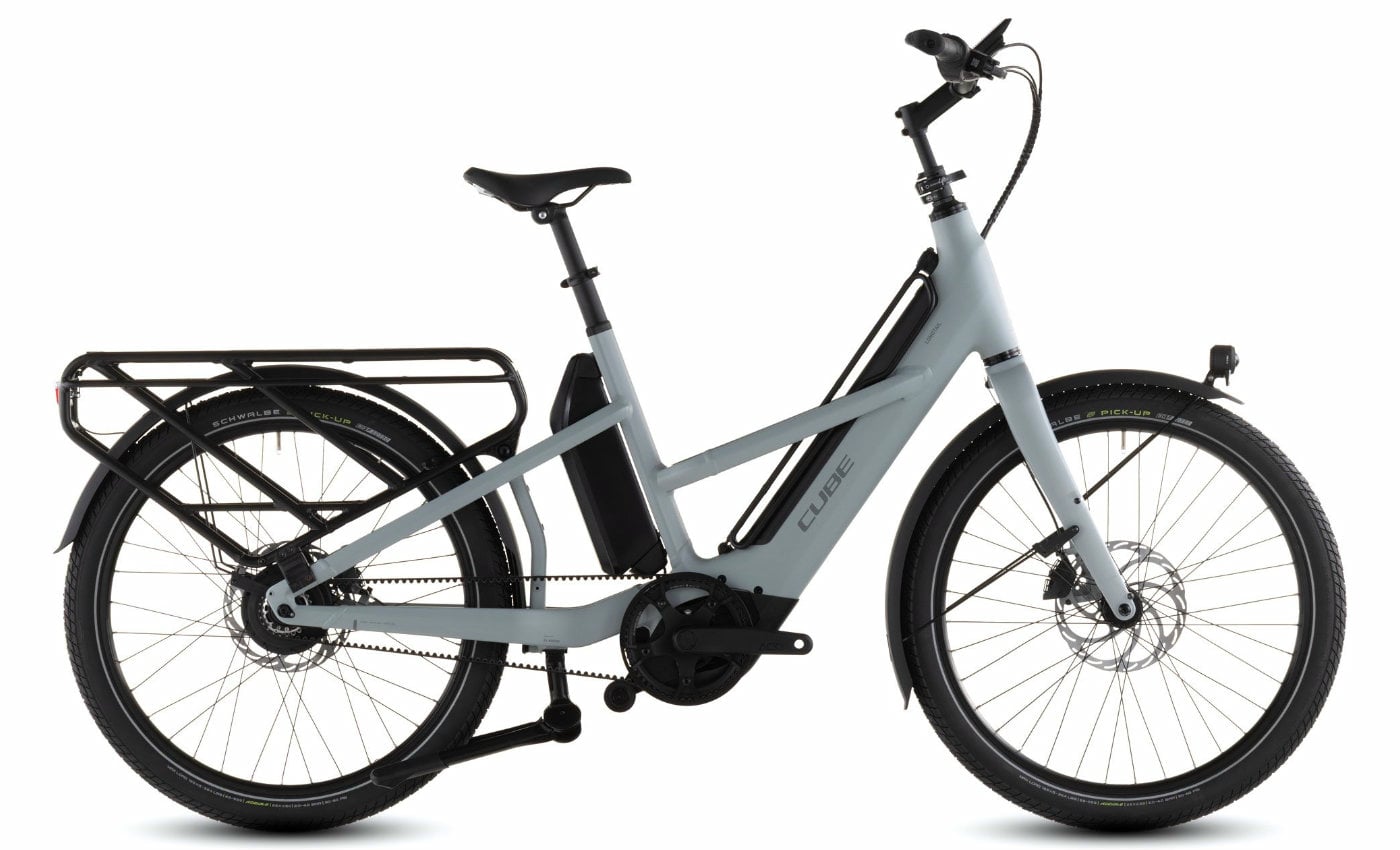 Cube Longtail Hybrid Comfort 800 mineralgrey´n´reflex - 800 Wh - 26 Zoll - Cargo (2026)