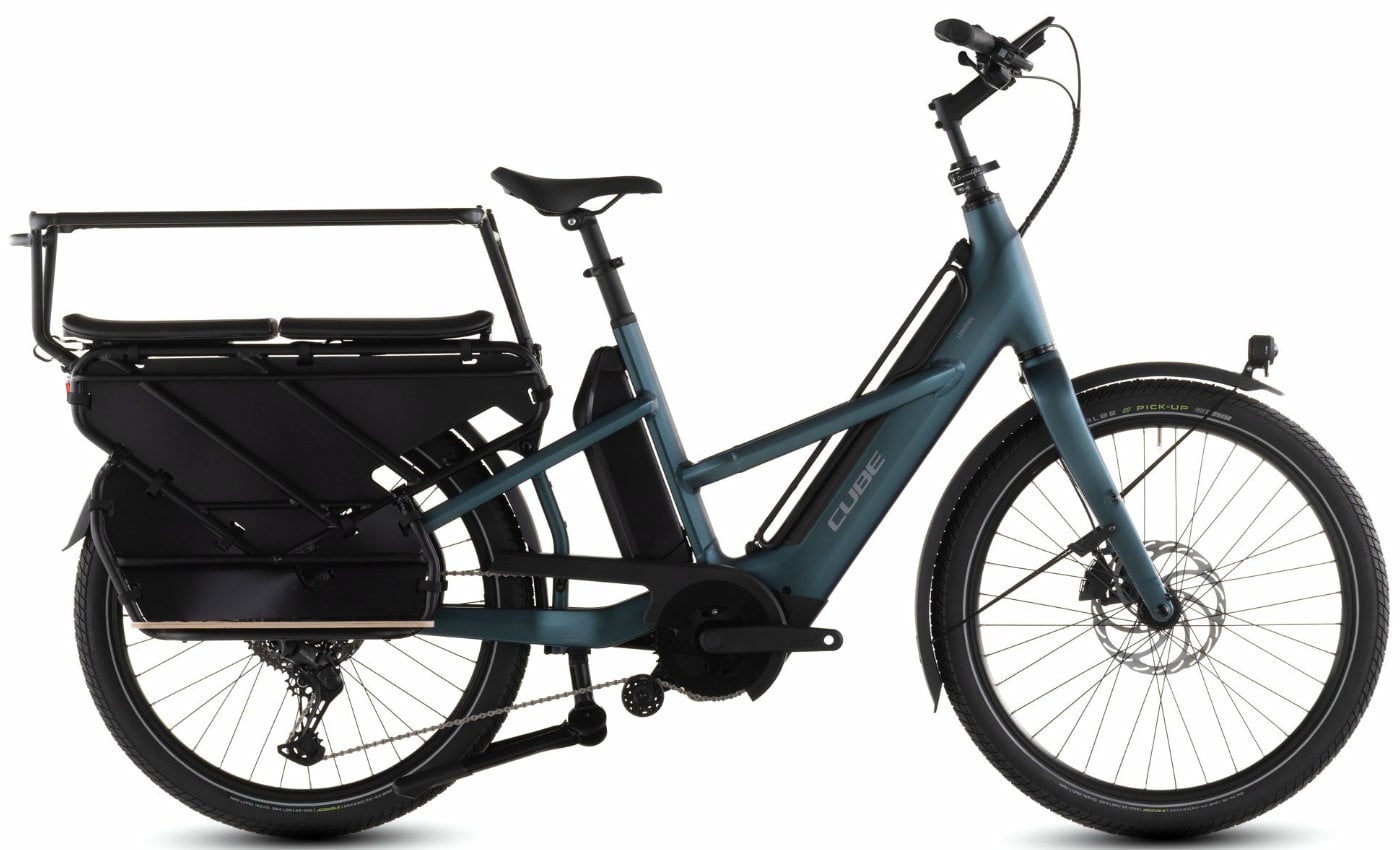 Cube Longtail Hybrid Family 800 royalgreen´n´black - 800 Wh - 26 Zoll - Cargo (2026)