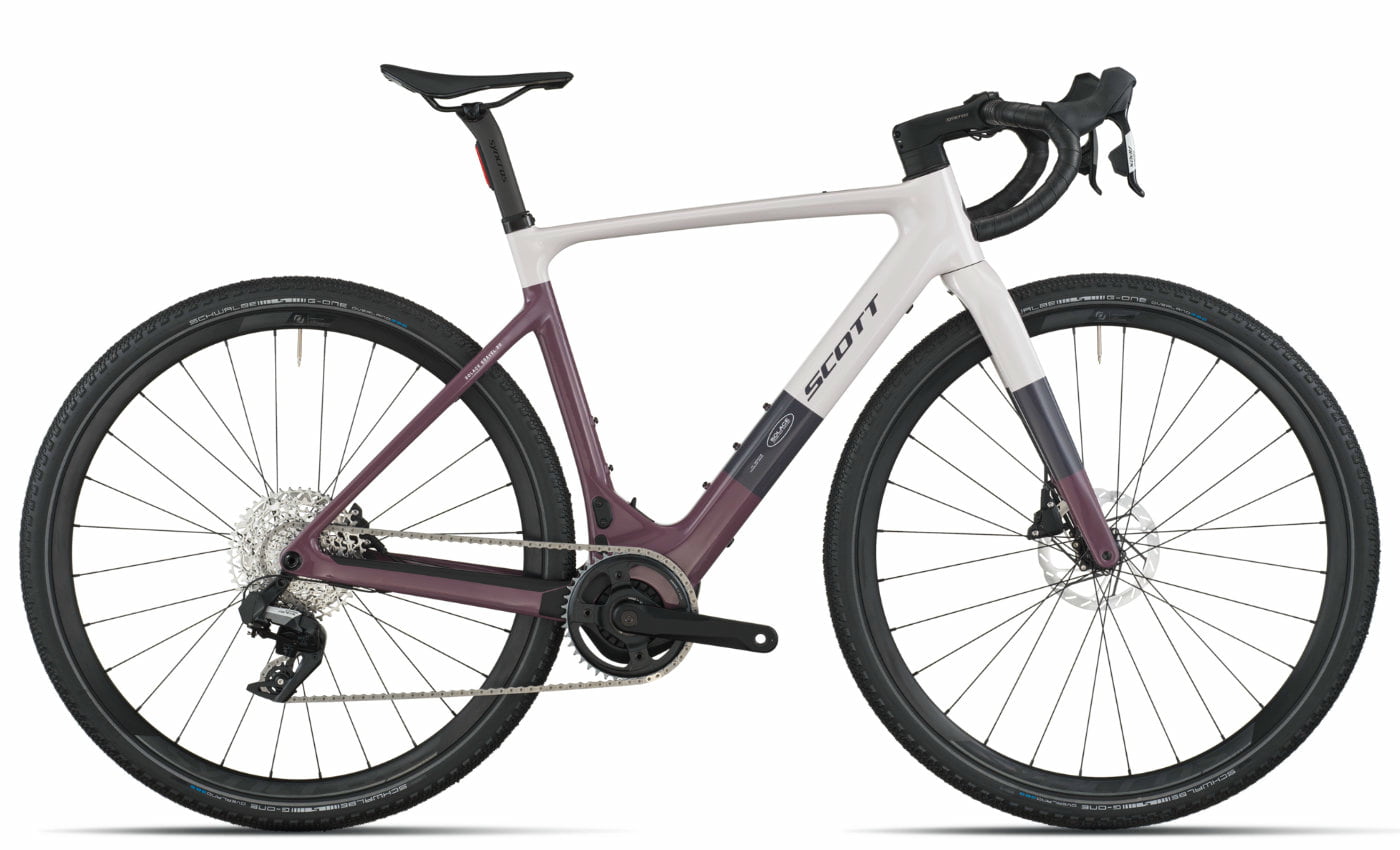 SCOTT SOLACE GRAVEL 30 mineral pink/flint purple 28" 360 Wh Diamant