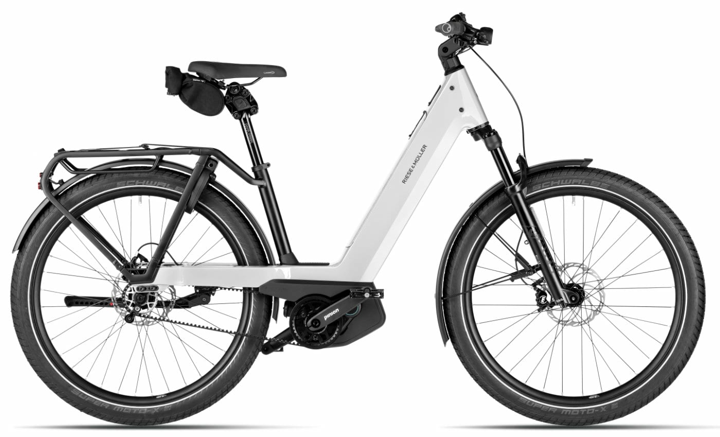 Riese & Müller Nevo5 Pinion Pure White - 800 Wh - 27.5 Zoll - Wave (2026)