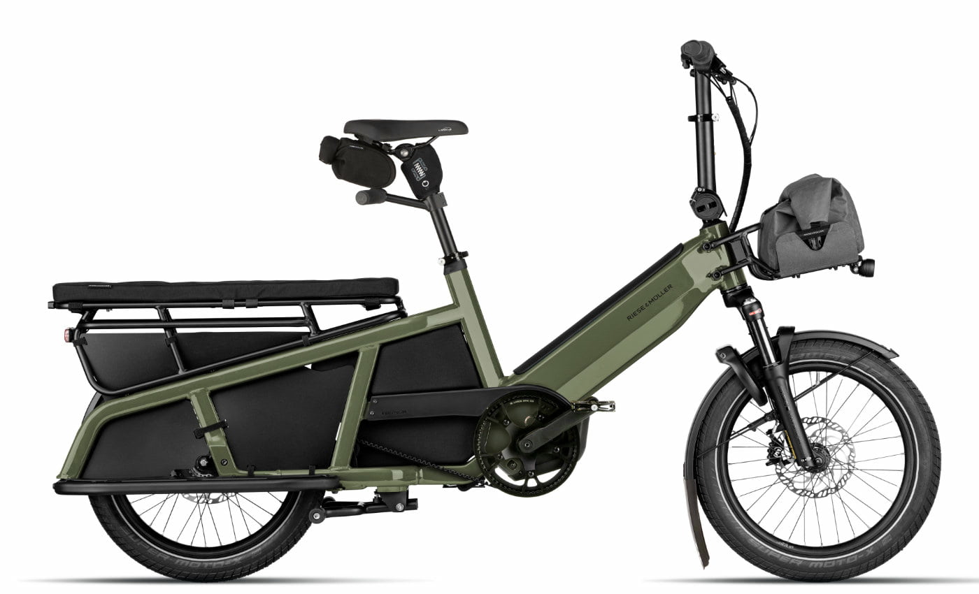 Riese & Müller Multitinker2 touring olive/black matt - 625 Wh - 20 Zoll - Cargo (2026)