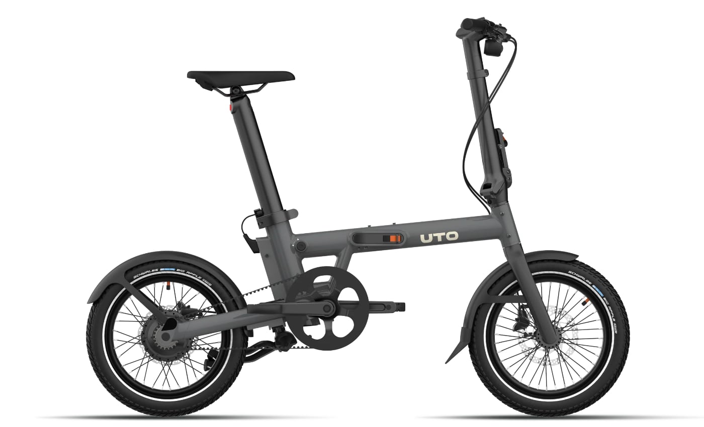 UTO PRO16 Anthrazitgrau - 250 Wh - 16 Zoll - Faltrahmen (2026)
