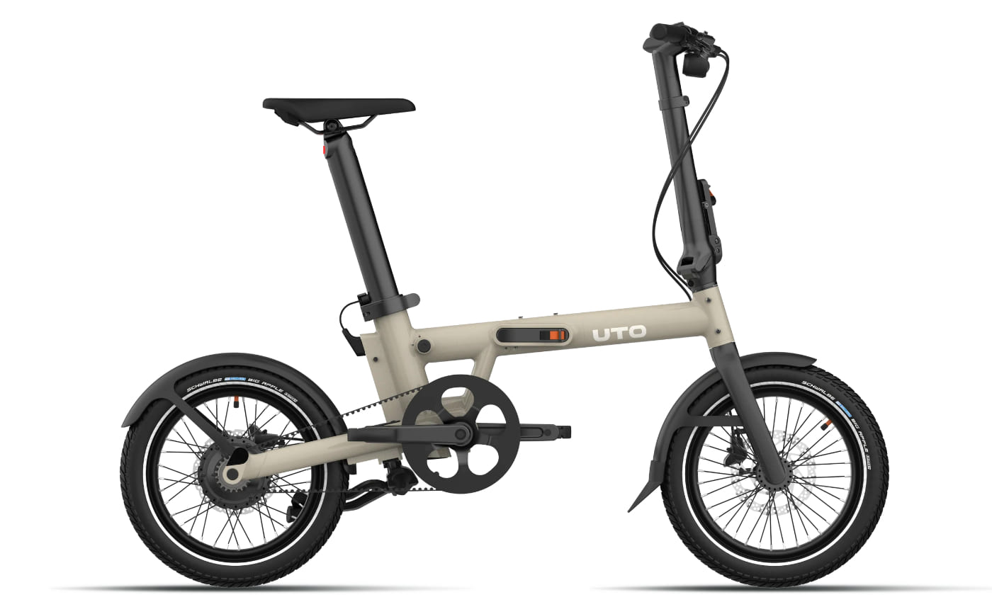 UTO PRO16 Taupe Satin - 250 Wh - 16 Zoll - Faltrahmen (2026)