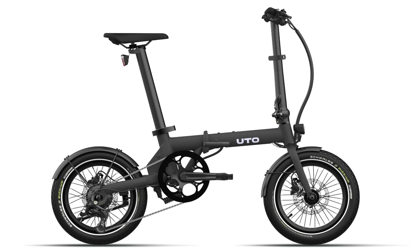 UTO OG16 Onyx Schwarz - 231 Wh - 16 Zoll - Faltrahmen (2026)