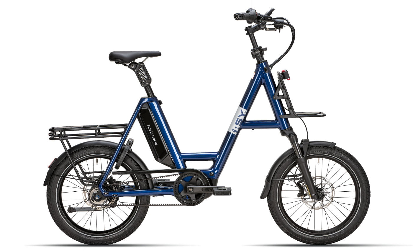 i:SY XXL E5 ZR F Touring Kompakt E Bike mit Bosch Motor in galactic blue