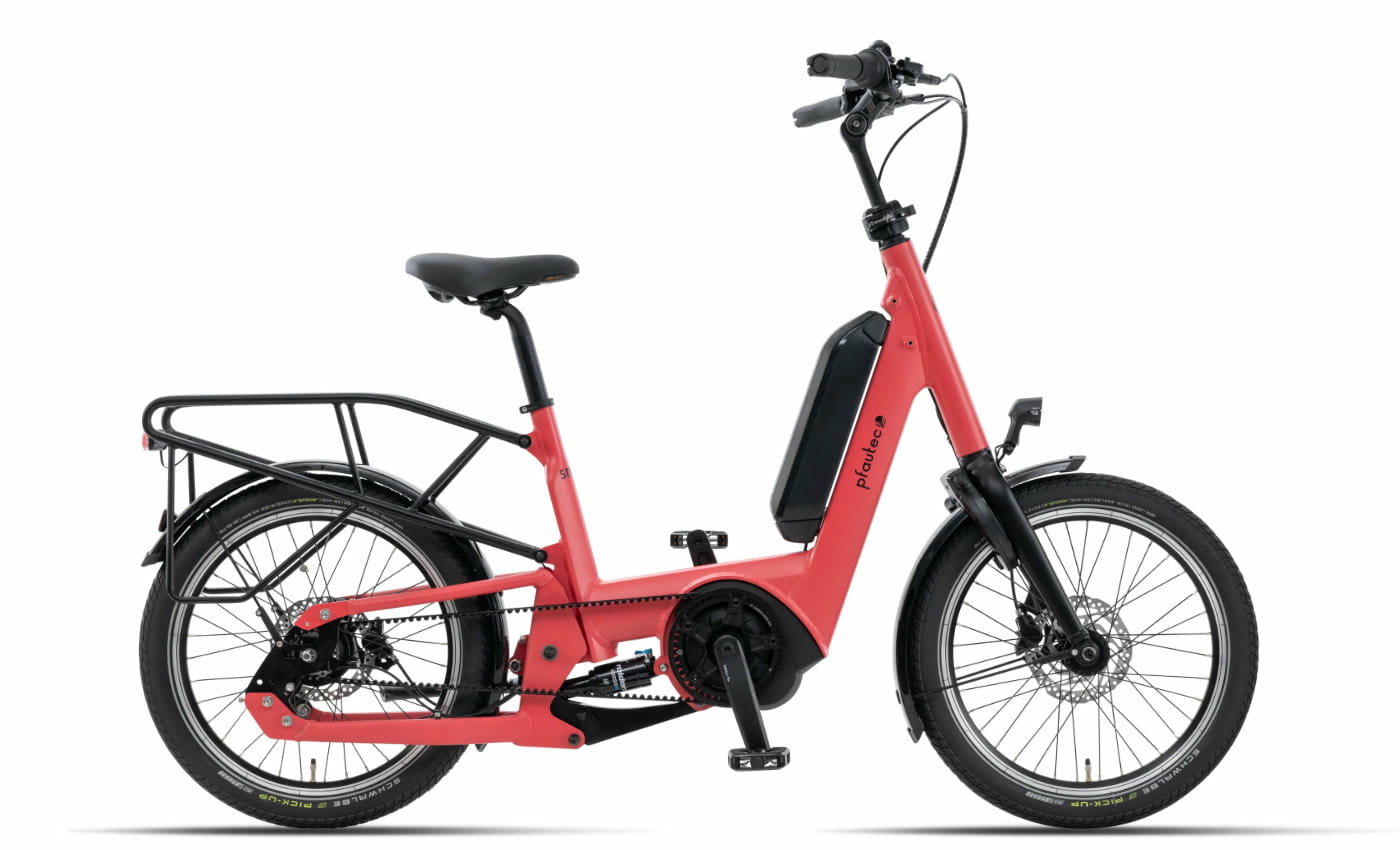 Pfau-Tec Smoo Erdbeerrot matt - 545 Wh - 20 Zoll - Wave (2025)