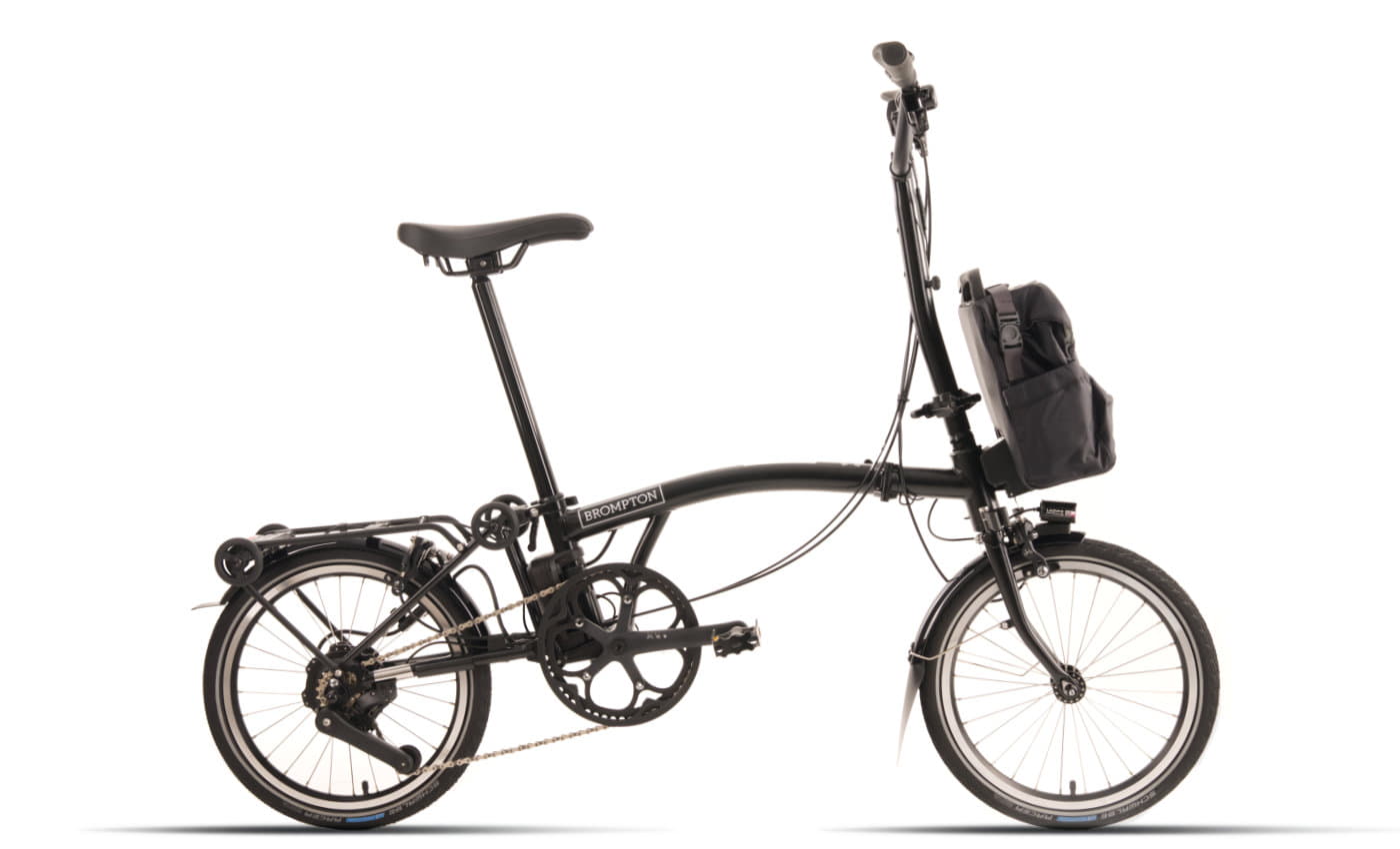 Brompton New C Line Electric High Matt Black - 345 Wh - 16 Zoll - Faltrahmen (2026)